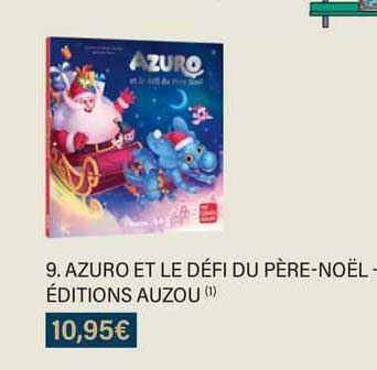 azuro et le défi du père-noël - éditions auzou