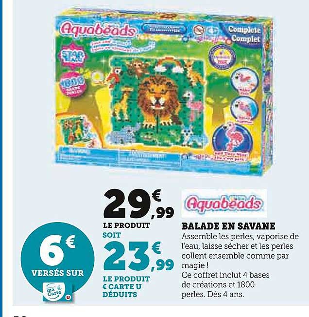 balade en savane aquabeads