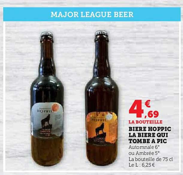 bière hoppic la bière qui tombe à pic