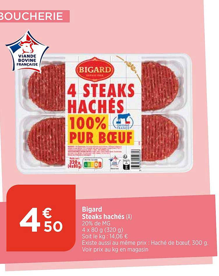 Bigard Steaks Hachés