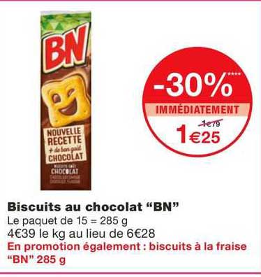 Biscuits Au Chocolat "bn"