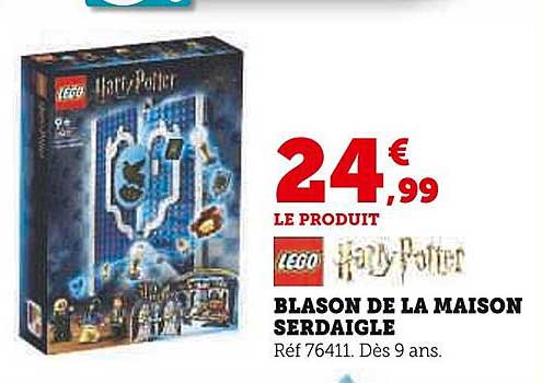 blason de la maison serdaigle lego harry potter