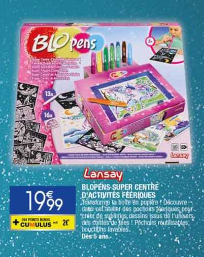 blopens super centre d'activités féériques lansay