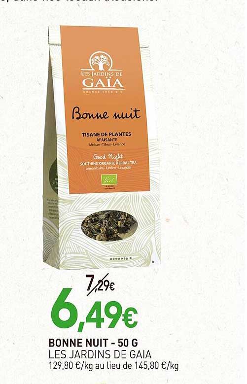 bonne nuit les jardins de gaia