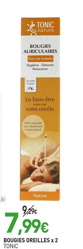 Bougies Oreilles Tonic