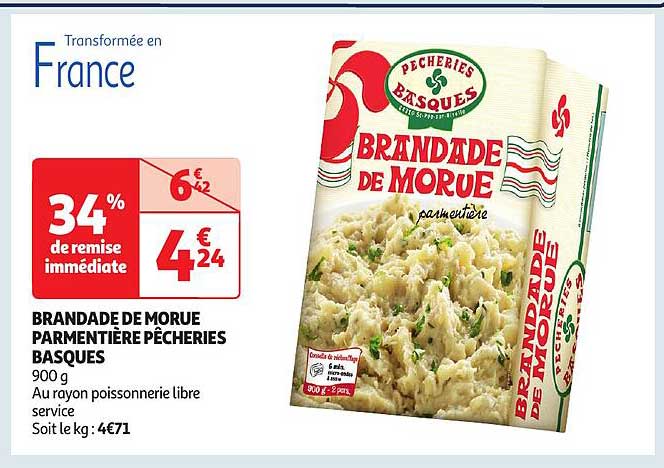 Brandade De Morue Parmentière Pêcheries Basques