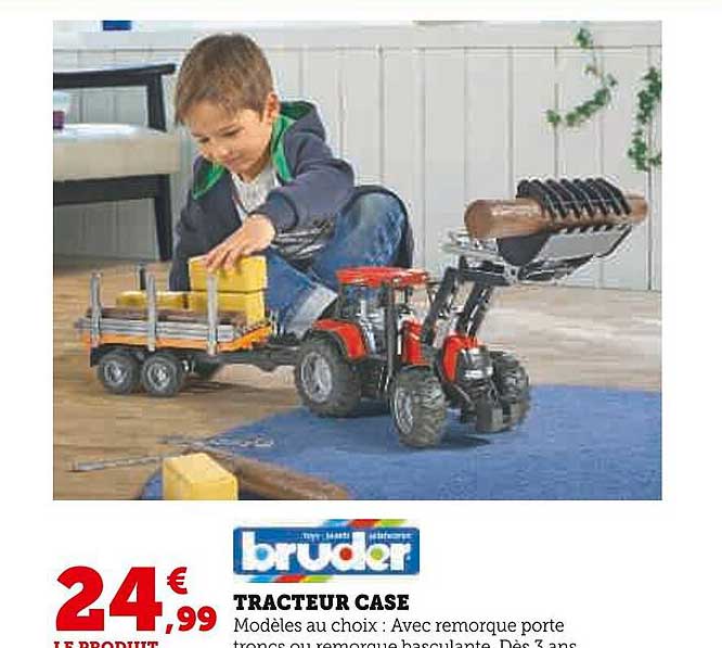 bruder tracteur case