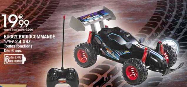buggy radiocommandé 1/16e 2.4 ghz