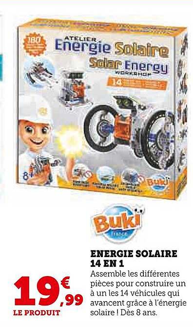 buki energie solaire 14 en 1