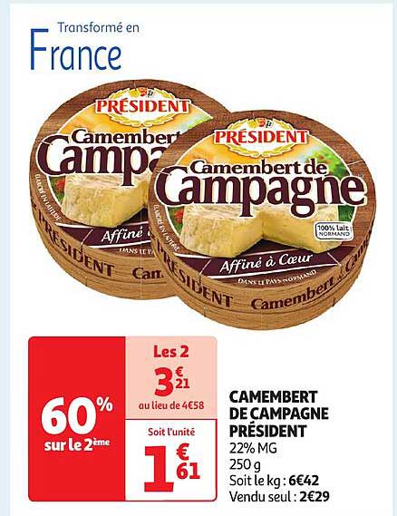 Camembert De Campagne Président