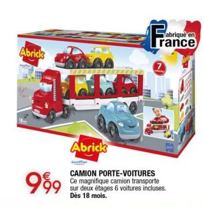 camion porte-voitures abrick