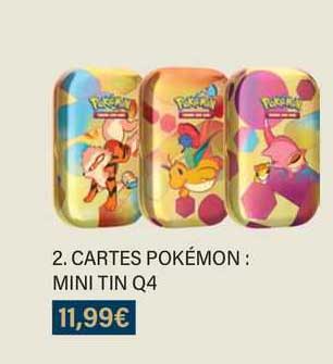 cartes pokémon : mini tin q4