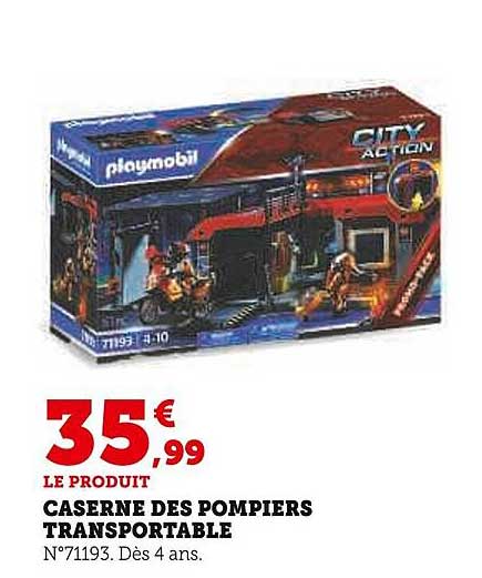 caserne des pompiers transportable