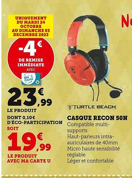 casque recon 50n turtle beach