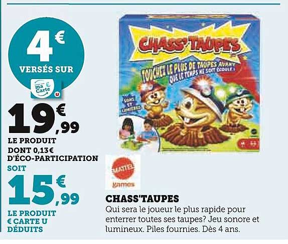 chass'taupes mattel games