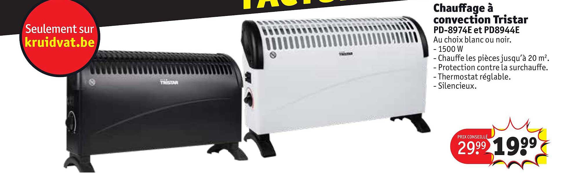 chauffage à convection tristar