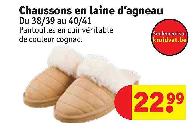Chaussons En Laine D'agneau