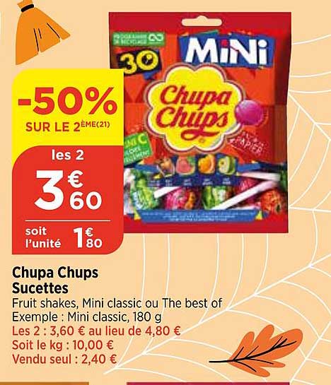 chupa chups sucettes