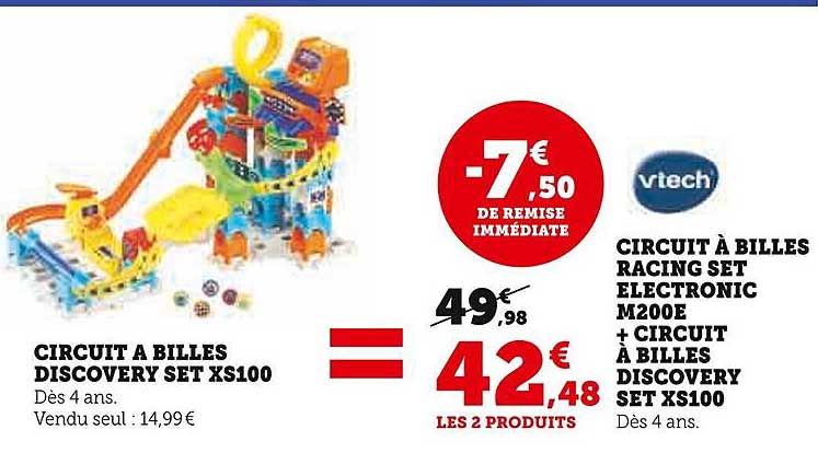 circuit à billes discovery set xs100