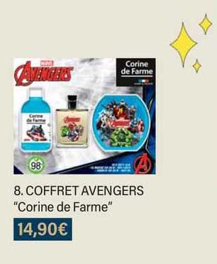 coffret avengers "corine de farme"