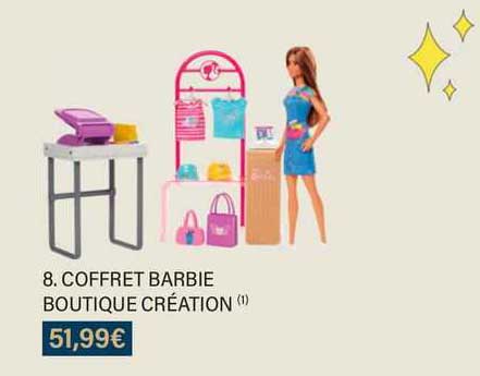 coffret barbie boutique création