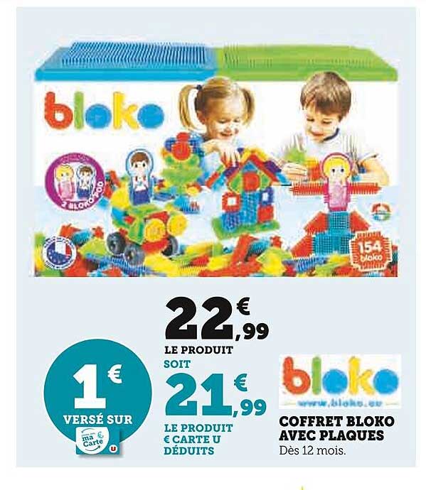 coffret bloko avec plaques