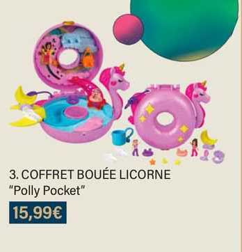 coffret bouée licorne "polly pocket"