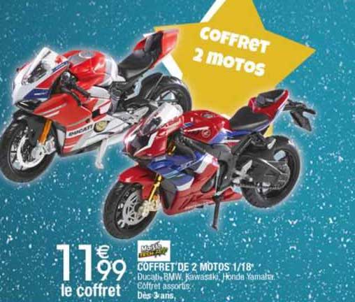 coffret de 2 motos 1/18e