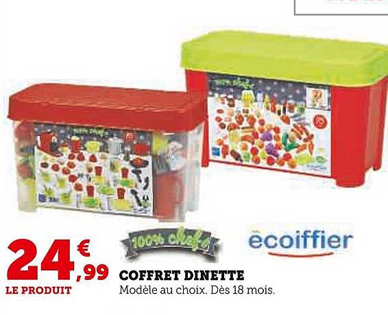 coffret dinette écoiffier