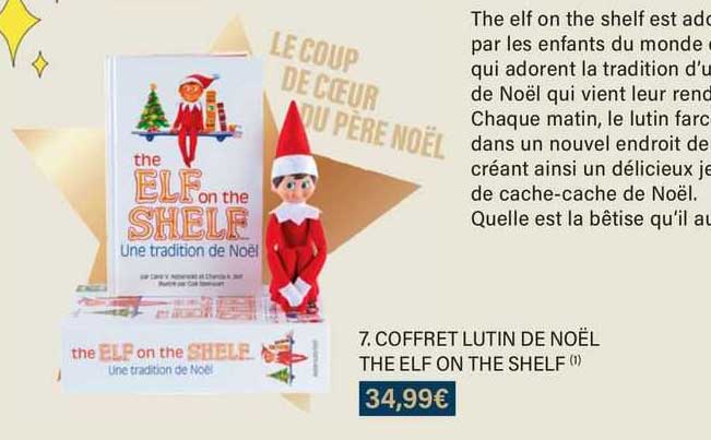 coffret lutin de noël the elf on the shelf