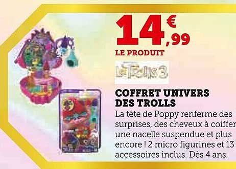 coffret univers des trolls