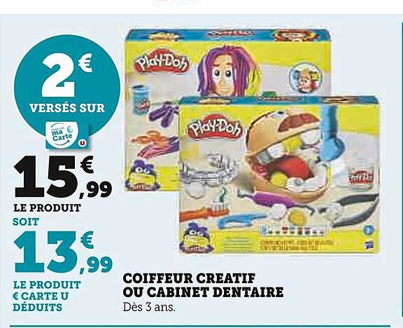 coiffeur créatif ou cabinet dentaire play-Doh