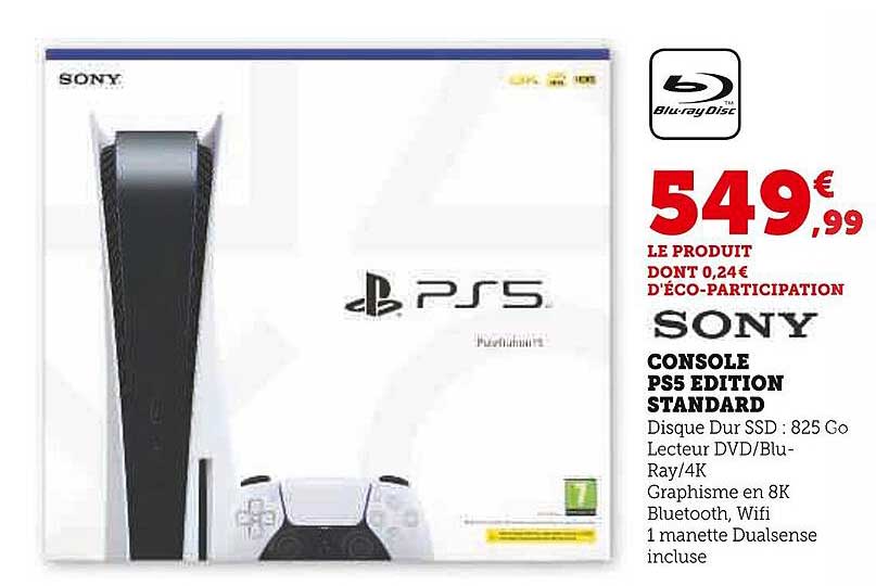 Console Ps5 édition Standard Sony