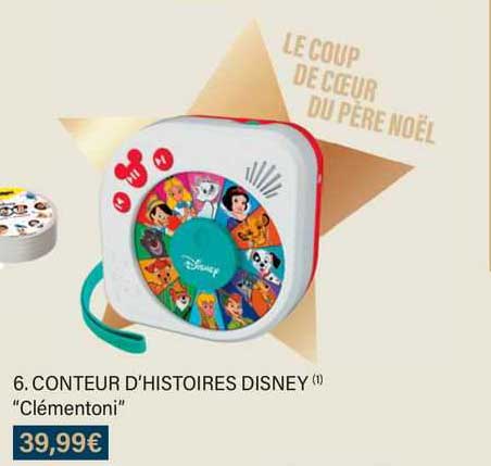 conteur d'histoires disney "clementoni"