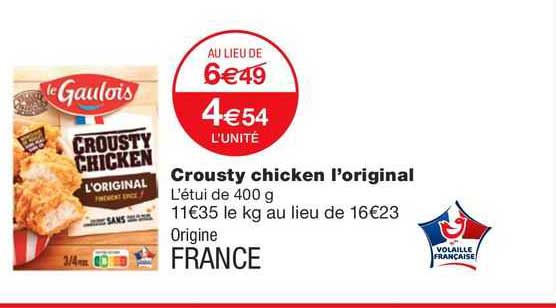 crousty chicken l'original