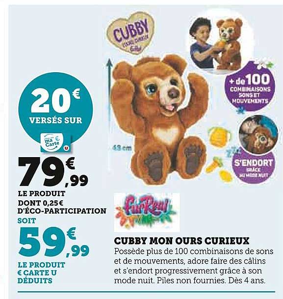 cubby mon ours curieux