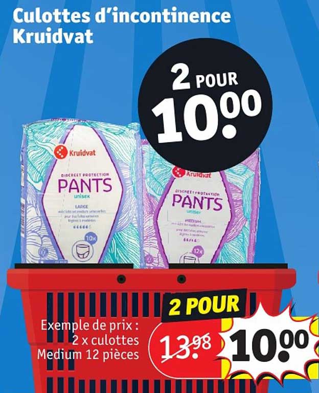 culottes d'incontinence kruidvat