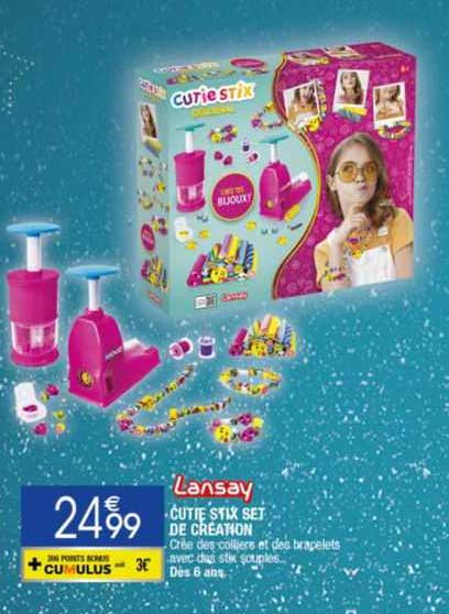 cutie stix set de création lansay