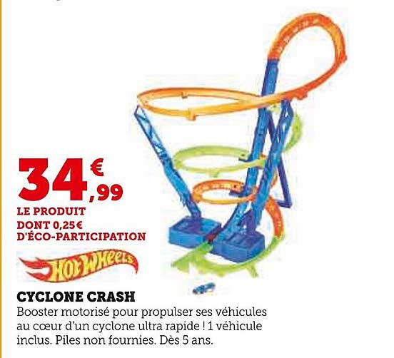 cyclone crash hot wheels