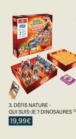 défis nature - qui suis-je ? dinosaures