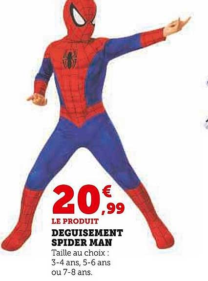 déguisement spider man