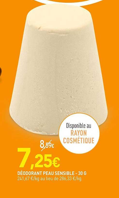 déodorant peau sensible