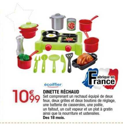 dinette réchaud écoiffier