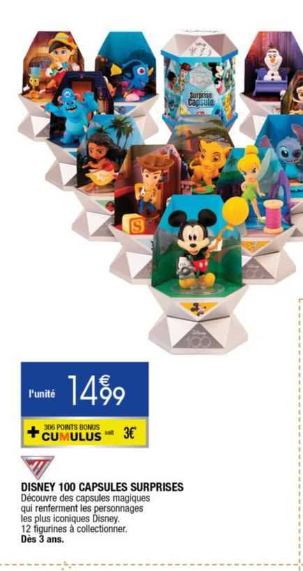 disney 100 capsules surprises