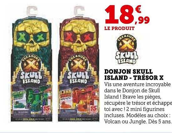 donjon skull island - trésor x