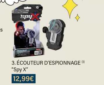 écouteur d'espionnage "spy x"