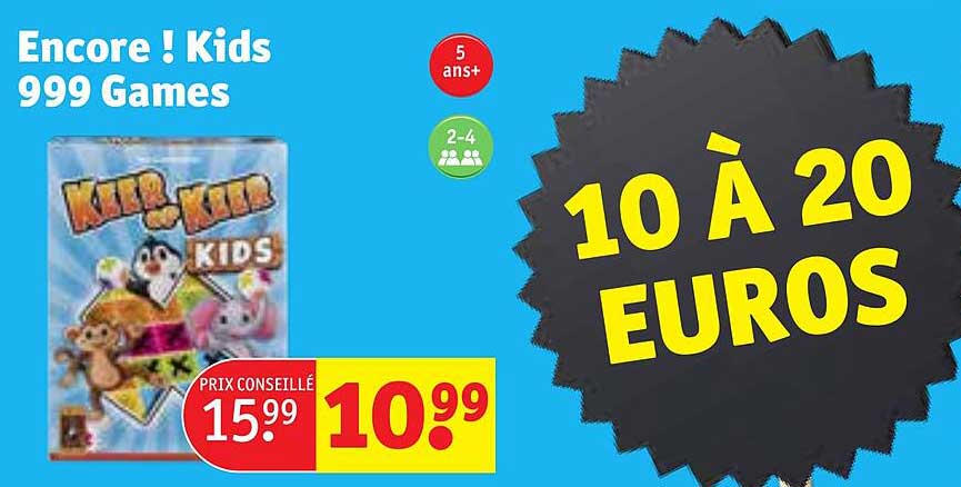 encore ! kids 999 games