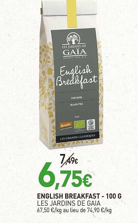 english breakfast - les jardins de gaia