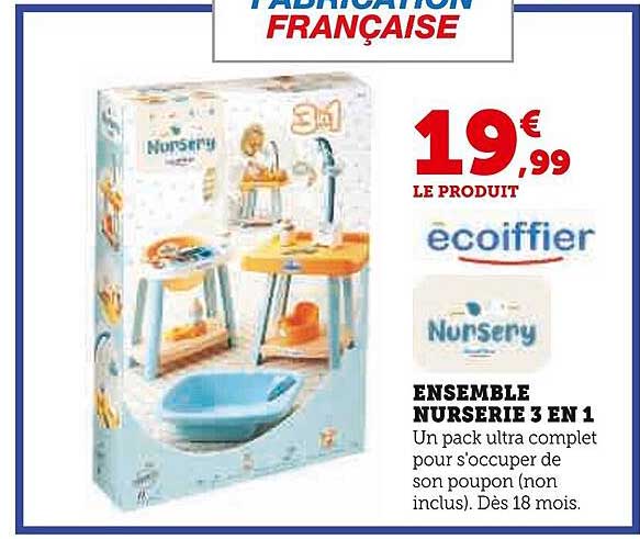 ensemble nurserie 3en1
