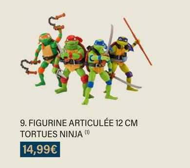 figurine articulée 12 cm tortues ninja